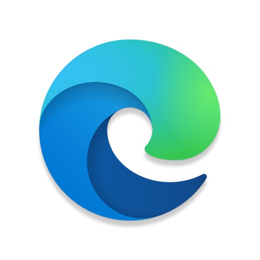 Microsoft Edge app icon, version 1