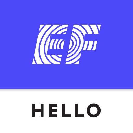 EF Hello Speak: Learn English app icon, version 1