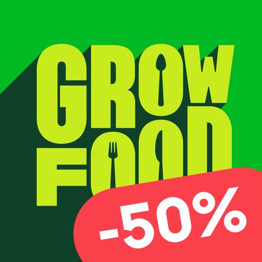 Grow Food: Доставка питания app icon, version 1