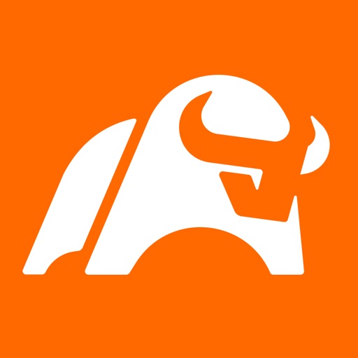moomoo: Investing & Trading app icon, version 1