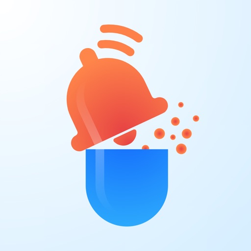 Medication tracker & reminders app icon, version 1