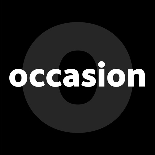 occasion app icon, version 1
