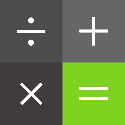 Calculator +ㅤ app icon, version 1