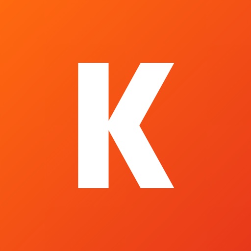 KAYAK: Flights, Hotels & Cars app icon, version 1