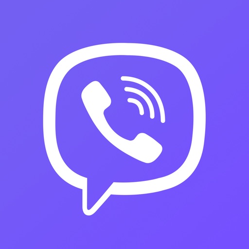 Rakuten Viber Messenger app icon, version 1