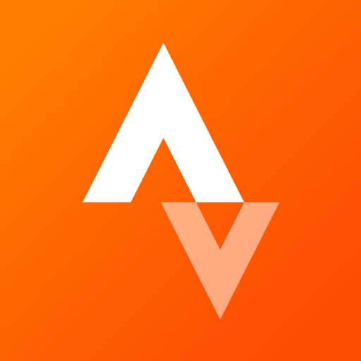 Strava: Run, Bike, Walk app icon, version 1