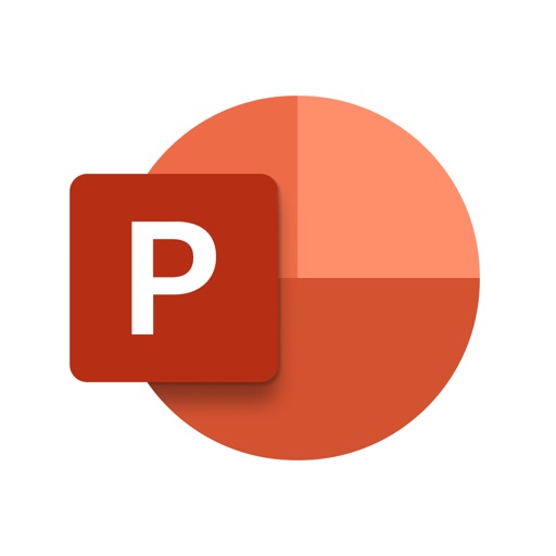 Microsoft PowerPoint app icon, version 1