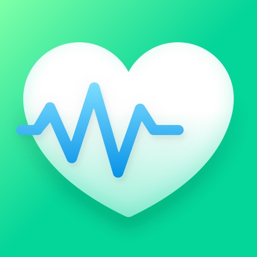 BP Track - Heart Rate Monitor app icon, version 1