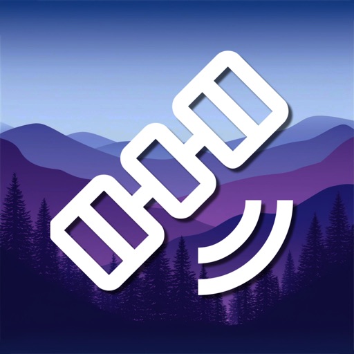 Timelapse Map:Purple Satellite app icon, version 1