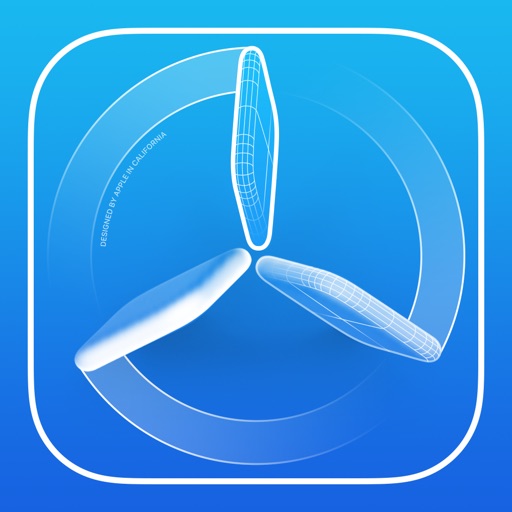 TestFlight app icon, version 1