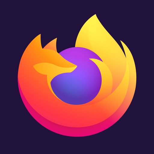 Firefox Fast & Private Browser app icon, version 1