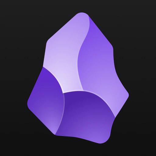 Obsidian - Connected Notes app icon