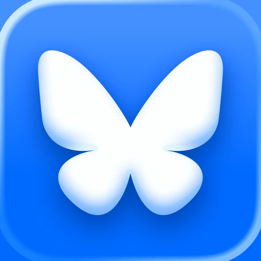 Bluesky Social app icon