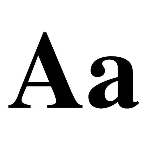 Fonts – app icon