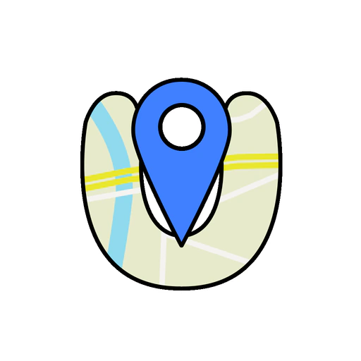 Unique Map app icon
