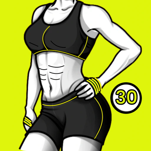 Woman Exercise 30 Days Workout app icon
