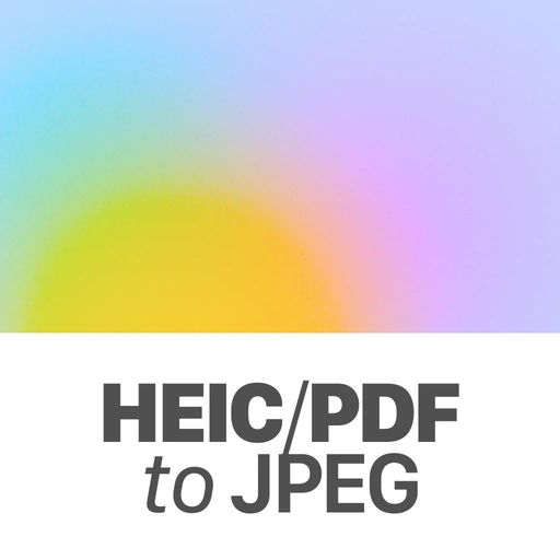 HEIC & PDF to JPG Converter app icon