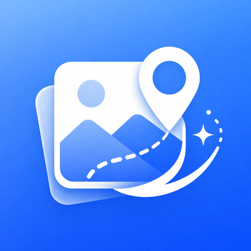 GeoTidy: Photo Map & Manager app icon