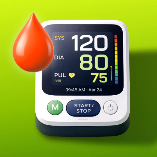 WellLog: Health Log - HR & BP app icon