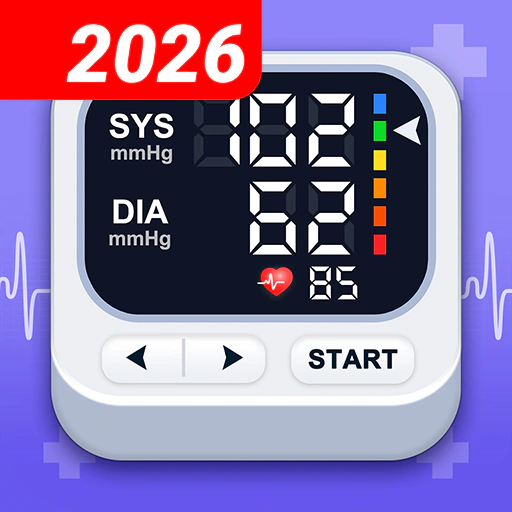 Blood Pressure & Sugar:Track app icon