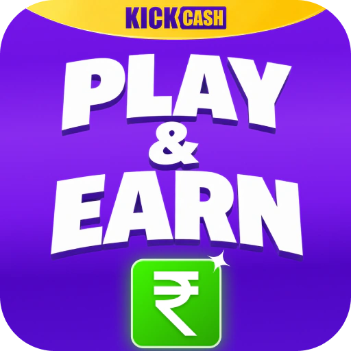 KickCash: Play to Earn Money app icon