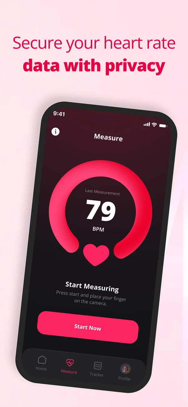 Icono y logo de la app Heart Rate Monitor・Pulse Rate (iOS) | APPLORE